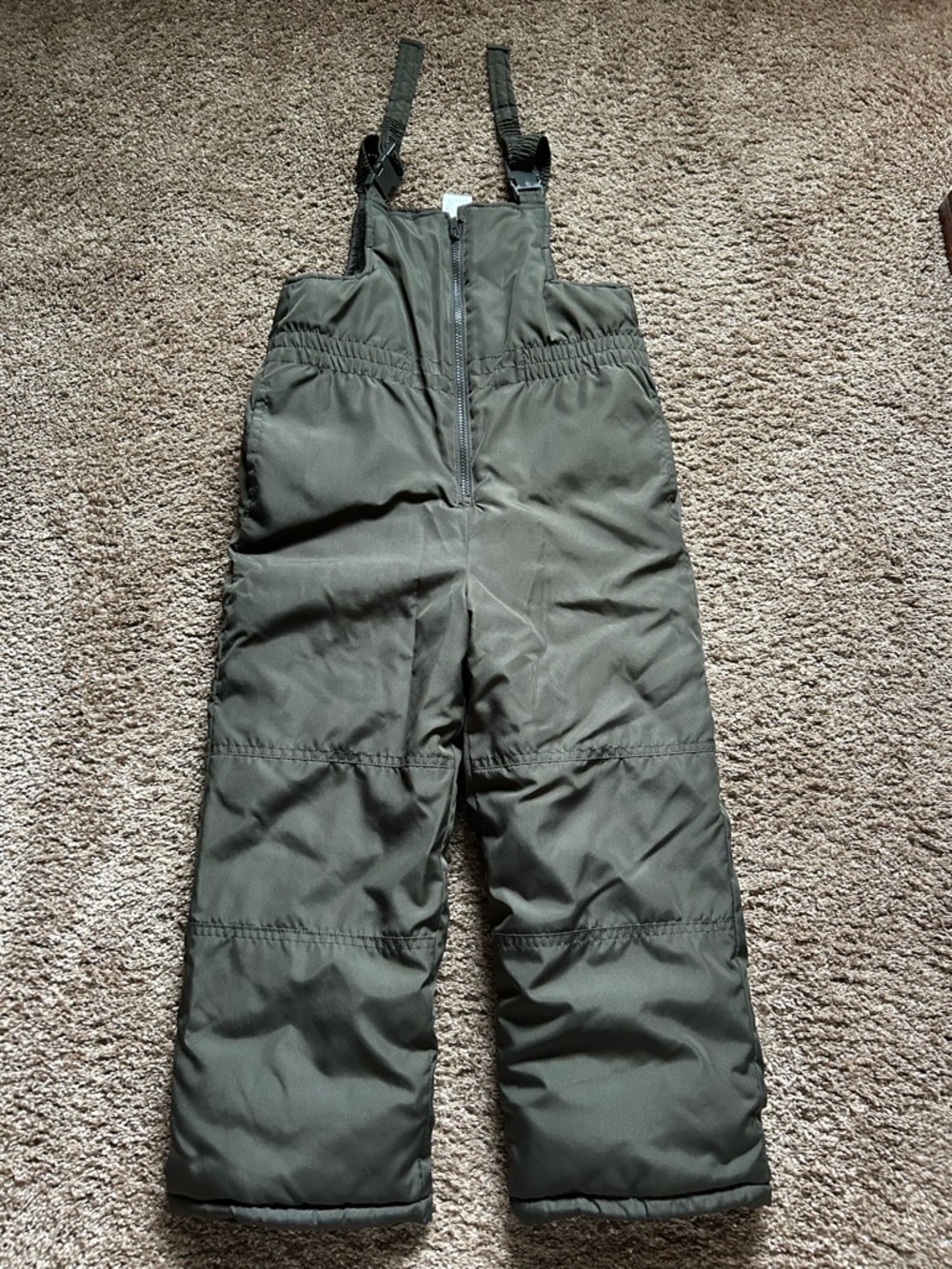 Carter's Dark Army Green Bib Overalls